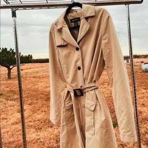 eddie bauer trench coat